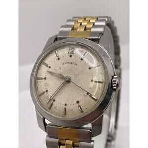 Hamilton Mens Vintage Mechanical Watch Wind Works Running